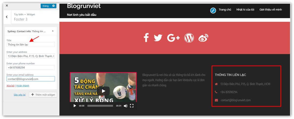 Chỉnh sửa giao diện WordPress 7