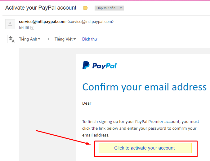 Các bước tạo tài khoản Paypal.